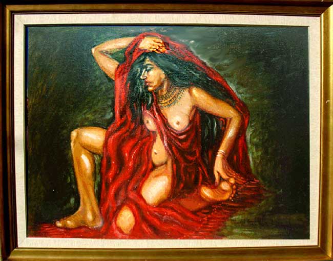 Dama de rojo